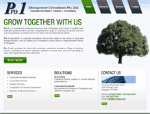 Tablet Screenshot of pro1mgt.com